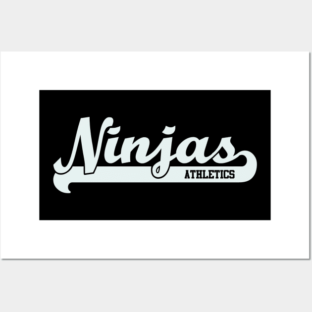 Ninjas Athletics Wall Art by LefTEE Designs